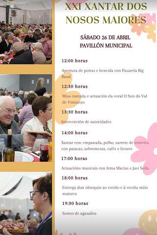 Fechas, información, programa, cartel, imágenes, mapa y ubicación de XXI Xantar dos Maiores  en  Vimianzo