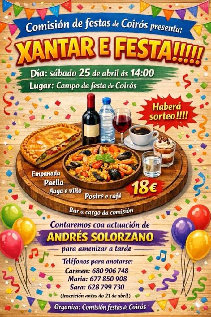 Xantar e Festa en Coirós