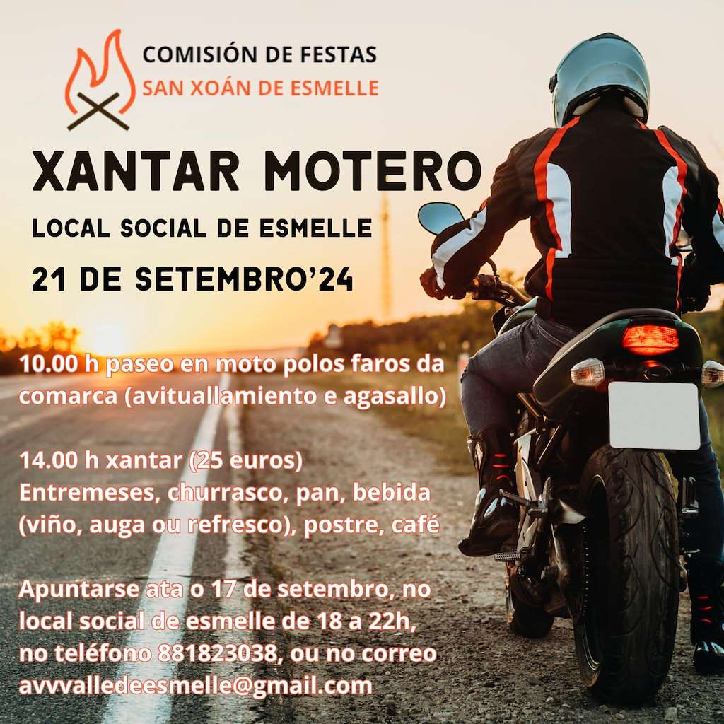 Xantar Motero de Esmelle en Ferrol