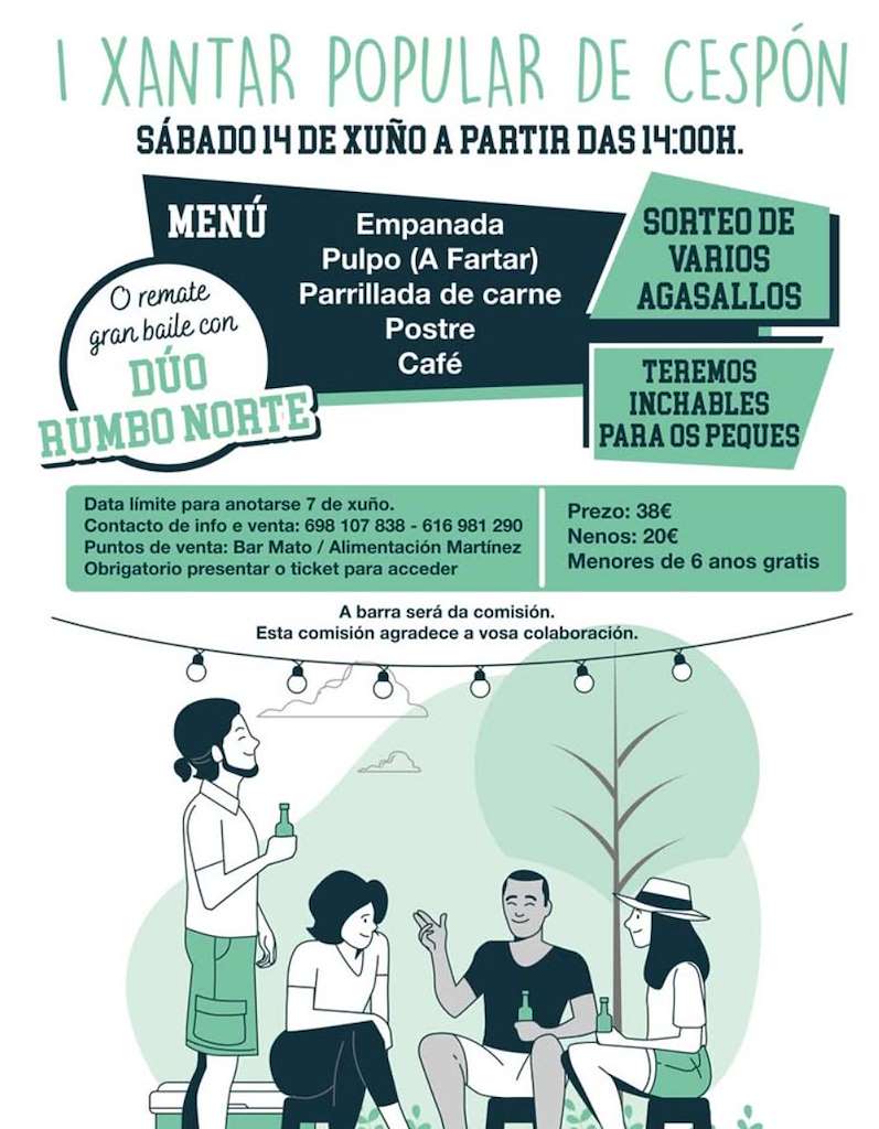 I Xantar Popular de Cespón en Boiro