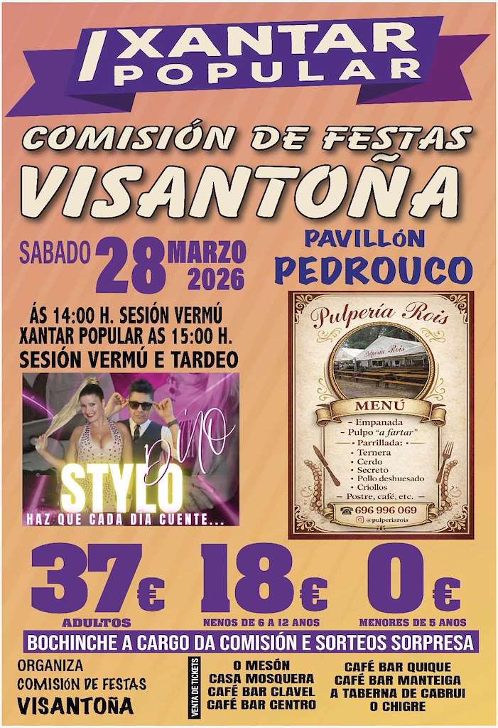 I Xantar Popular de Visantoña en Mesía