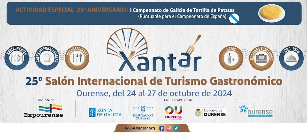 XXV Xantar - Salón Internacional de Turismo Gastronómico en Ourense