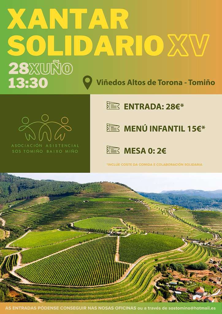 XV Xantar Solidario (2026) en Tomiño