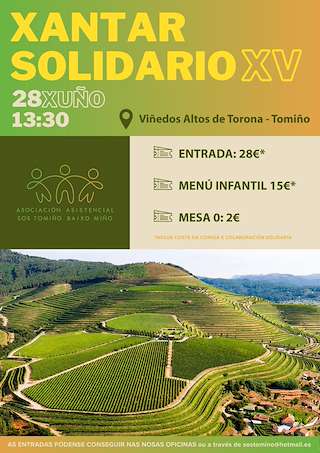 Fechas, información, programa, cartel, imágenes, mapa y ubicación de XV Xantar Solidario (2026)  en  Tomiño