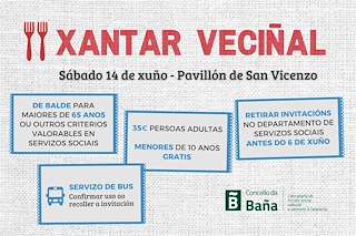 Fechas, información, programa, cartel, imágenes, mapa y ubicación de Xantar Veciñal   en  A Baña