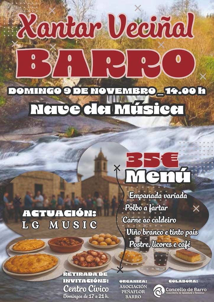 Xantar Veciñal  en Barro