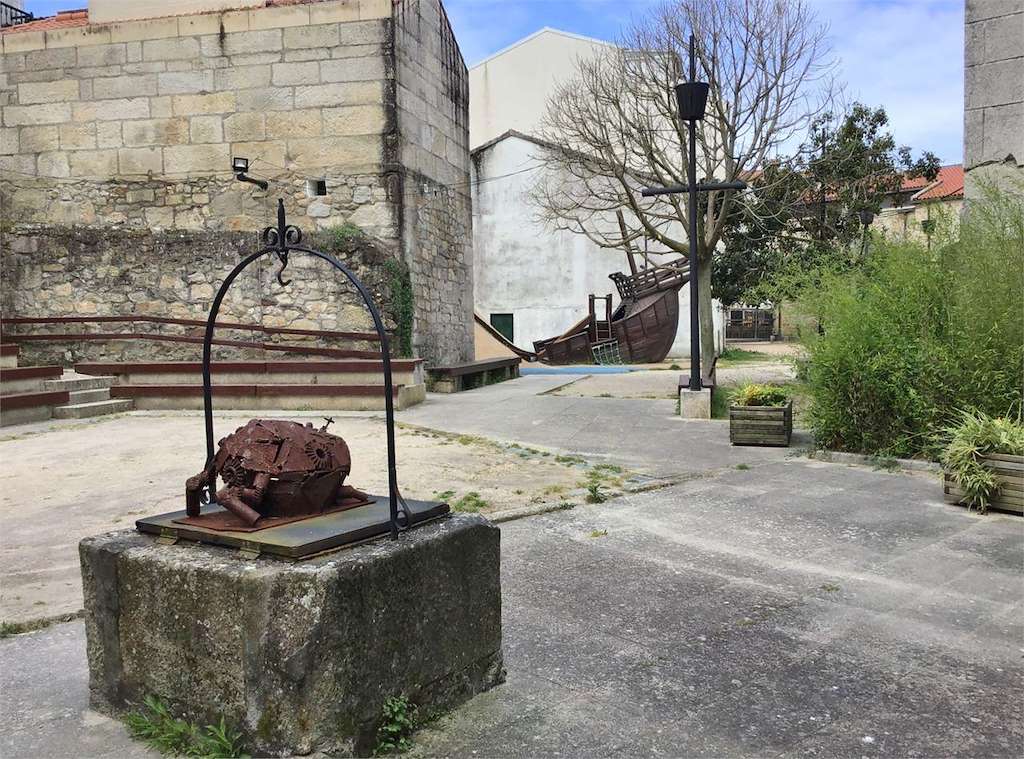 Xardín do Museo en Baiona