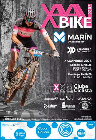Fechas, información, programa, cartel, imágenes, mapa y ubicación de Xaxanbike (2026)  en  Marín