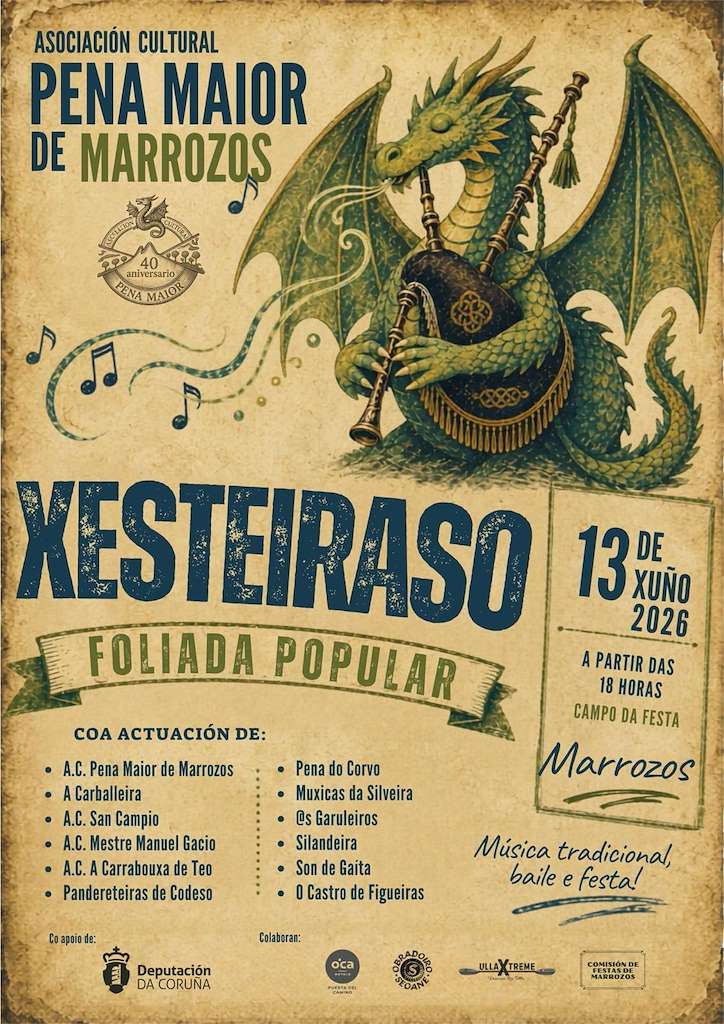 Xesteiraso - Foliada Popular (2026) en Santiago de Compostela