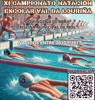 XII Campionato Natación Escolar Val da Louriña en Mos