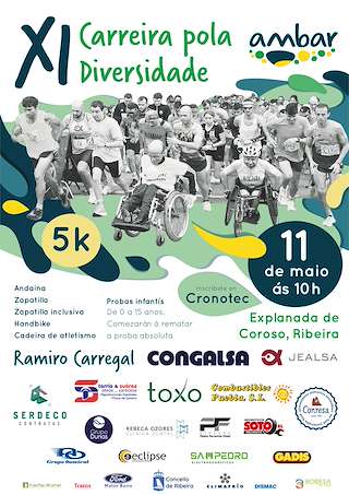 XII Carreira Pola Diversidade (2026) en Ribeira