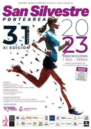 XII Carreira San Silvestre Solidaria (2025) en Ponteareas