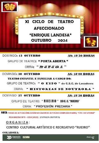 XII Ciclo de Teatro Afeccionado Enrique Landesa en Vigo