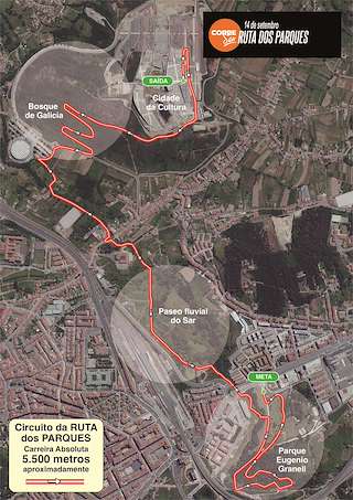 XII Corresan Ruta dos Parques (2026) en Santiago de Compostela