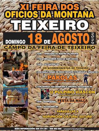 XII Feira dos Oficios de Montaña de Teixeiro en Curtis