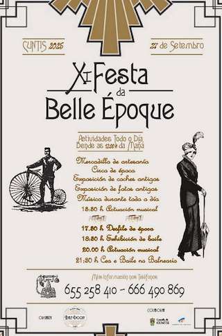XII Festa da Belle Époque (2026) en Cuntis