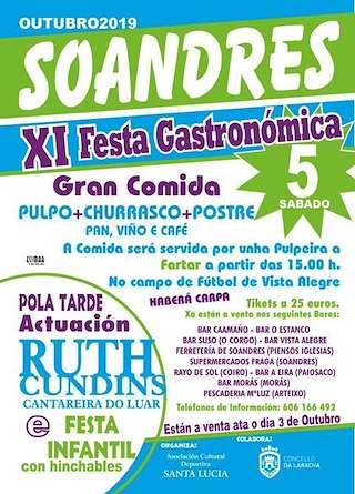 XV Festa Gastronómica de Soandres en Laracha
