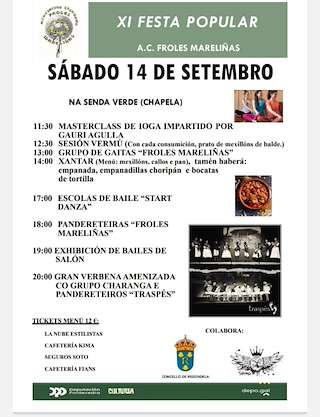 XII Festa Popular Froles Mareliñas en Redondela