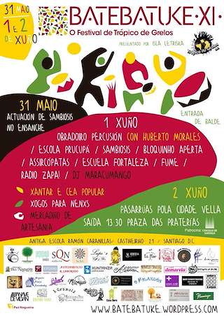 Festival de Percusión Afrobrasileña Bate Batuke en Santiago de Compostela