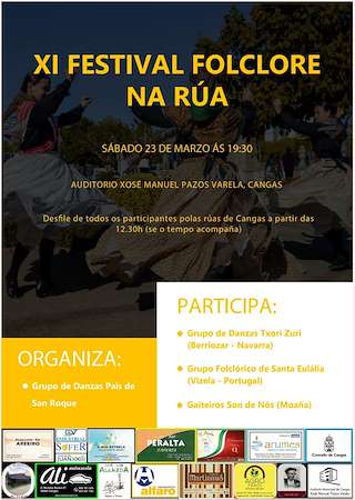 XII Festival Folclore na Rúa en Cangas