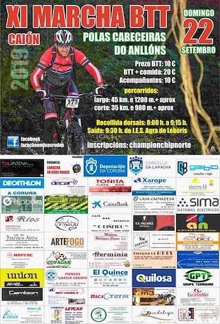 XV Marcha BTT polas Cabeceiras do Anllons en Laracha