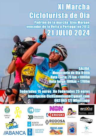 XII Marcha Cicloturista en Oia