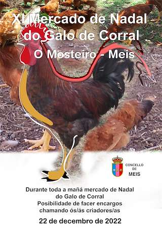XIII Mercado de Nadal do Galo de Corral en Meis