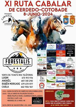 XII Ruta Cabalar en Cerdedo-Cotobade