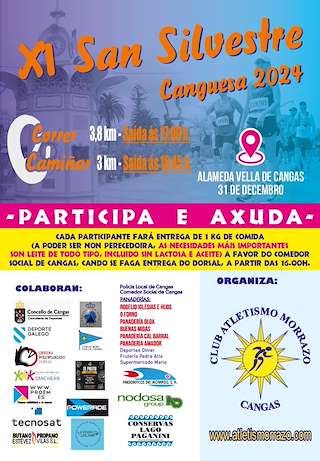 XII San Silvestre (2026) en Cangas de Morrazo