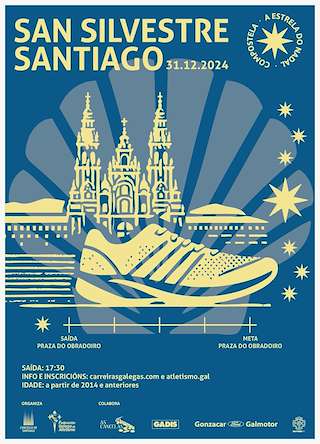 San Silvestre (2026) en Santiago de Compostela