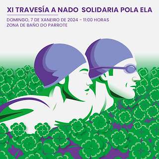 XII Travesía solidaria a favor de AGAELA en A Coruña