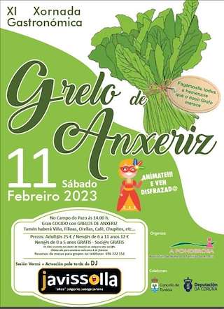 XIII Xornada Gastronómica do Grelo de Anxeriz en Tordoia