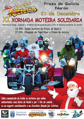XV Xornada Moteira Solidaria (2025) en Narón