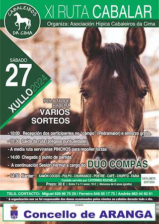 XII Xuntanza Cabalar Cabaleiros da Cima en Aranga