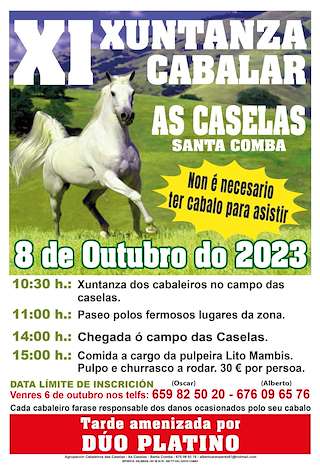 XIII Xuntanza Cabalar de As Caselas (2025) en Santa Comba