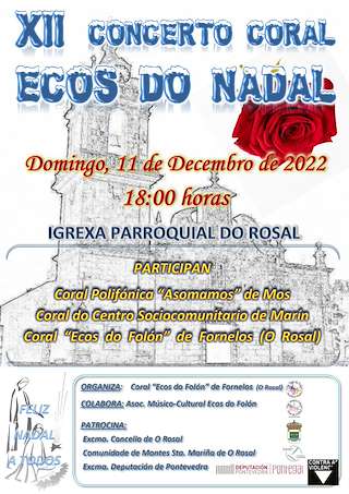 XIV Concerto Coral Ecos do Nadal en O Rosal