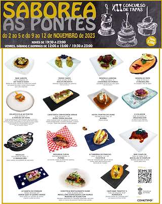 XIV Concurso de Tapas - Saborea As Pontes (2025)