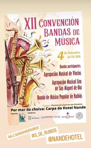 XVI Convención Bandas de Música (2026) en As Neves