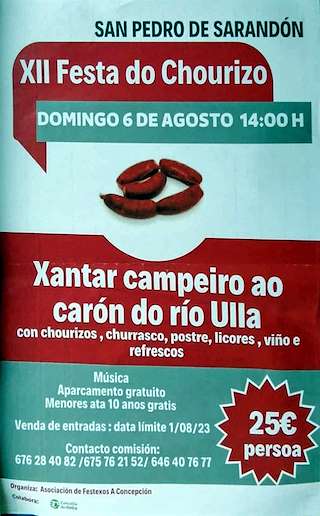 XIV Festa do Chourizo  en Vedra