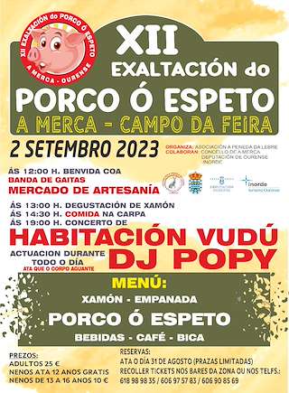 XV Festa do Porco ó Espeto (2026) en A Merca