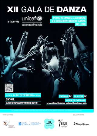 XIV Gala Solidaria de Danza de CDAN a favor de Unicef (2025) en Lugo