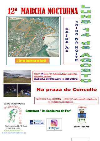 XIV Marcha Nocturna en Foz