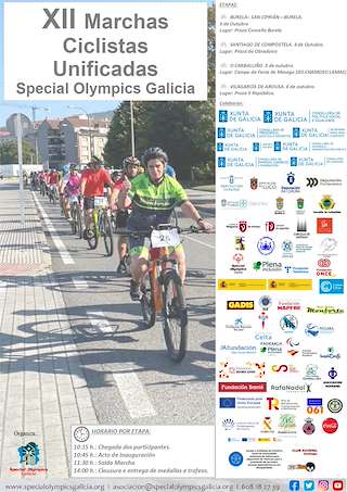 XIII Marchas Ciclistas Unificadas Special Olympics en Vilagarcía de Arousa