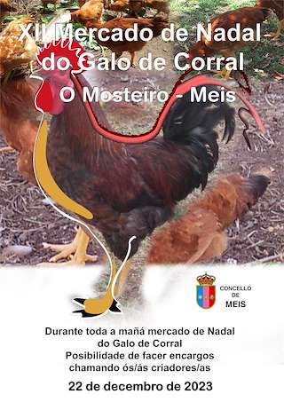 XIII Mercado de Nadal do Galo de Corral en Meis