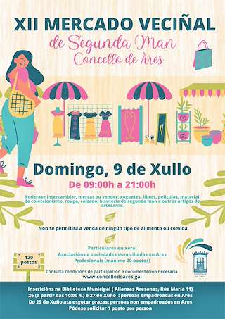 XIV Mercado Veciñal de Segunda Man e Artesanía en Ares