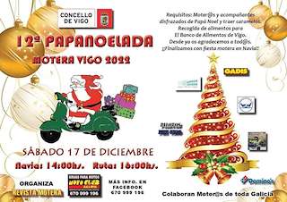 XIV Papanoelada Motera en Vigo