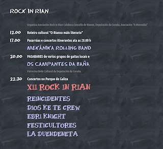 Rock in Rian en Rianxo
