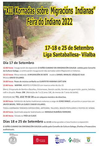 XV Xornadas sobre Migracións Indianas en Vilalba