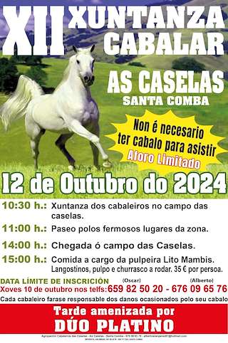 XIII Xuntanza Cabalar de As Caselas (2025) en Santa Comba