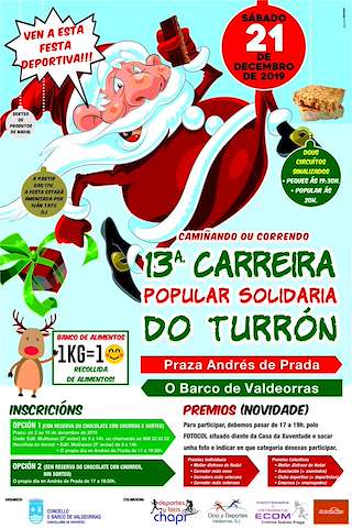 XVIII Carreira Popular do Turrón (2025) en O Barco de Valdeorras